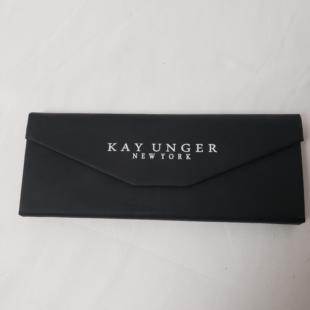 Kay Unger New York Eyeglasses Sunglasses Glasses Wallet Case NEW!!!